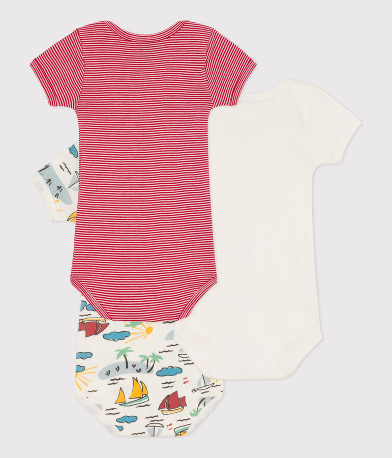 Lot de 3 bodies manches courtes explorateurs en coton variante 1