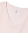 Tee shirt manches courtes col v femme rose FLEUR