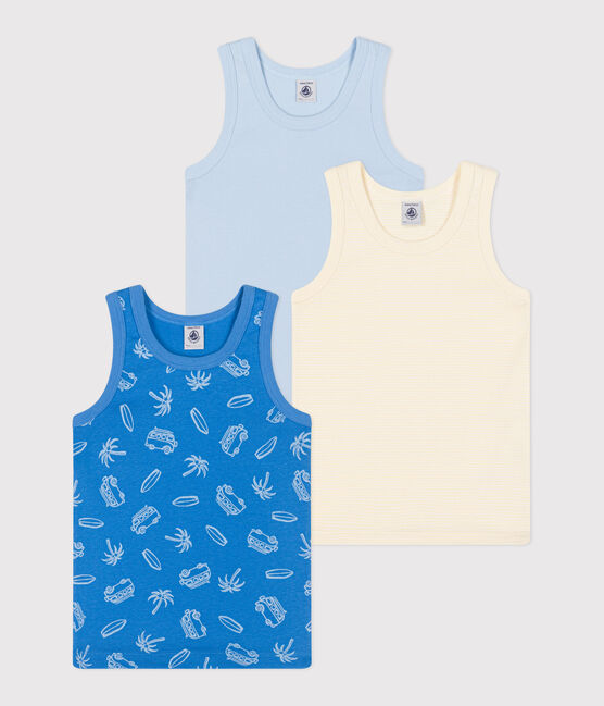 Lot de 3 débardeurs enfant en coton imprimé vans variante 1