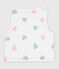 Gilet sans manche r&eacute;versible b&eacute;b&eacute; en coton imprim&eacute; blanc/multicouleur