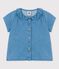 Blouse en denim léger bio bébé bleu DENIM CLAIR
