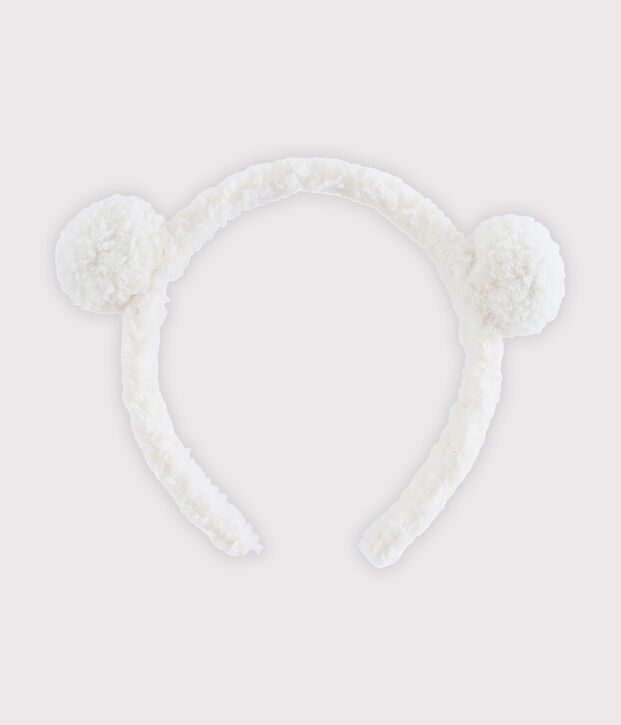 Serre-t&ecirc;te enfant fille blanc