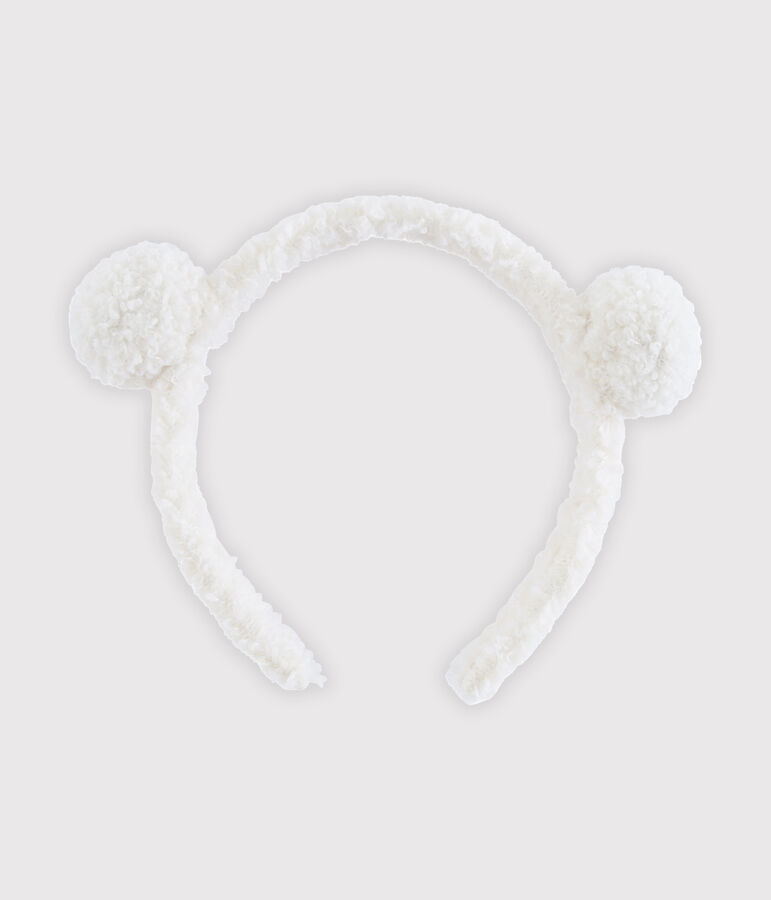 Serre-t&ecirc;te enfant fille blanc