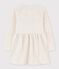 Robe manches longues en molleton enfant fille beige MONTELIMAR CHINE