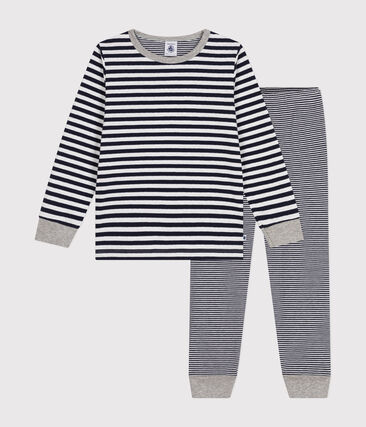 Pyjama en coton rayé enfant