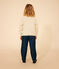 Cardigan en coton enfant fille écru AVALANCHE