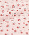 GIGOTEUSE FLEUR BÉBÉ EN VELOURS TOG 2 rose SALINE/blanc MULTICO