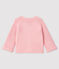 Cardigan laine et coton bébé fille rose MINOIS