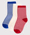 Lot de 3 paires de chaussettes enfant fille variante 1