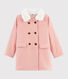 Manteau en drap de laine fille