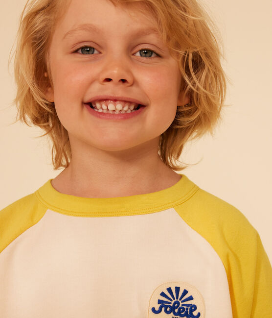 Sweatshirt en molleton léger enfant jaune AVALANCHE/ NECTAR