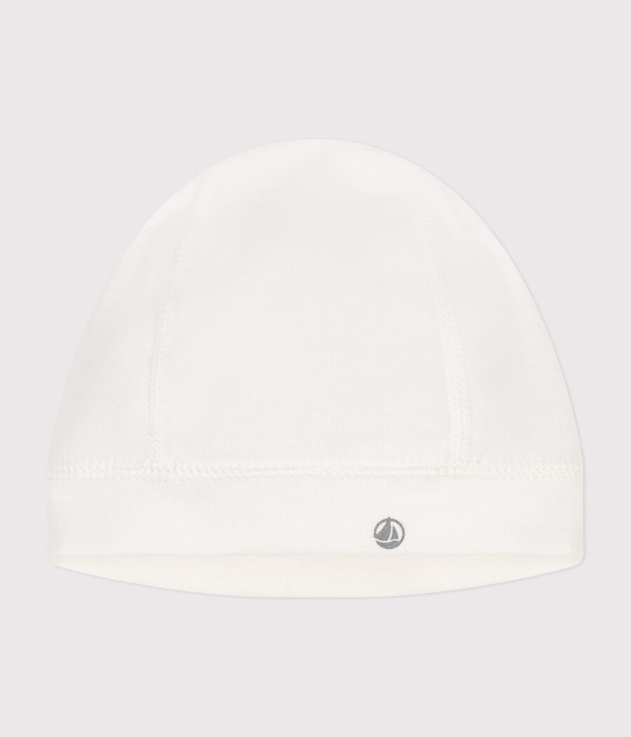 Bonnet naissance bébé mixte en coton uni (Petit Bateau) - Couverture