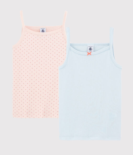 Lot de 2 chemises à bretelles à étoiles petite fille variante 1