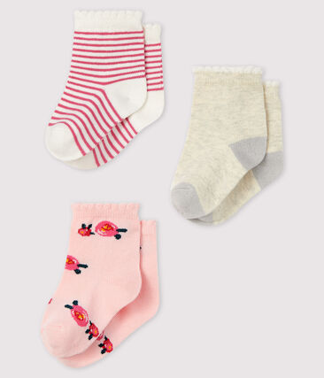 PETIT BATEAU - Lot de 3 paires de chaussettes bébé