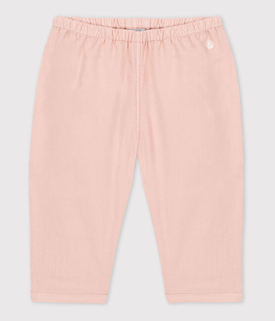 Pantalon bébé en velours fin rose SALINE