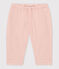 Pantalon bébé en velours fin rose SALINE
