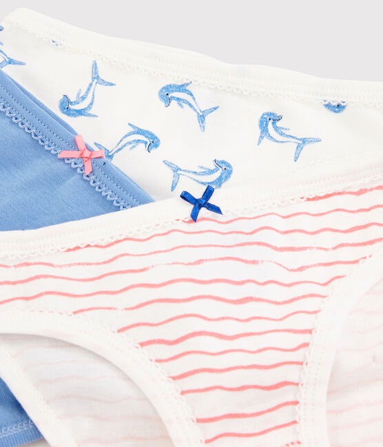 Lot de 3 culottes dauphins petite fille variante 1