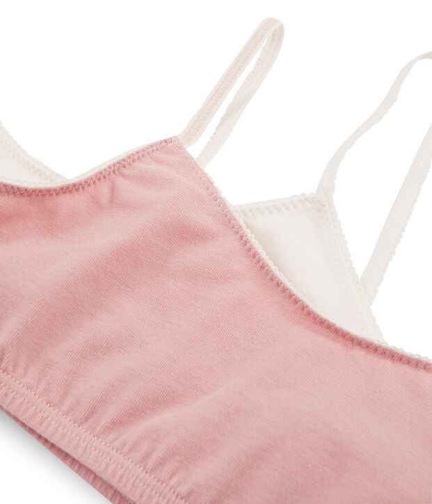 Duo de brassi&egrave;res petite fille multicouleur