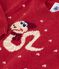 Pull en tricot de laine et coton bébé rouge CORRIDA