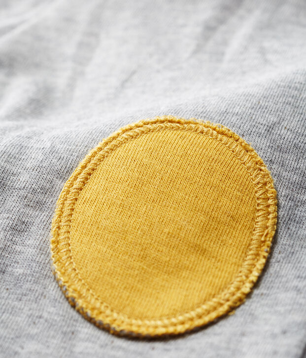 Pantalon b&eacute;b&eacute; en tubique gris