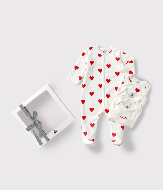 Coffret cadeau coeurs bébé variante 1