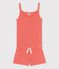 Pyjacourt uni papaye fille en coton lyocell rose PAPAYE