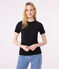 Tee-shirt L'ICONIQUE cocotte en coton Femme noir BLACK