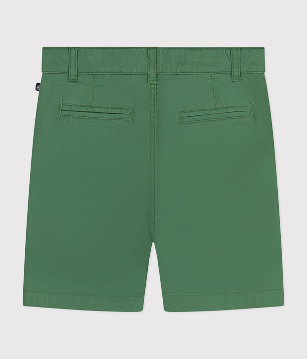 Short en serge enfant gar&ccedil;on vert