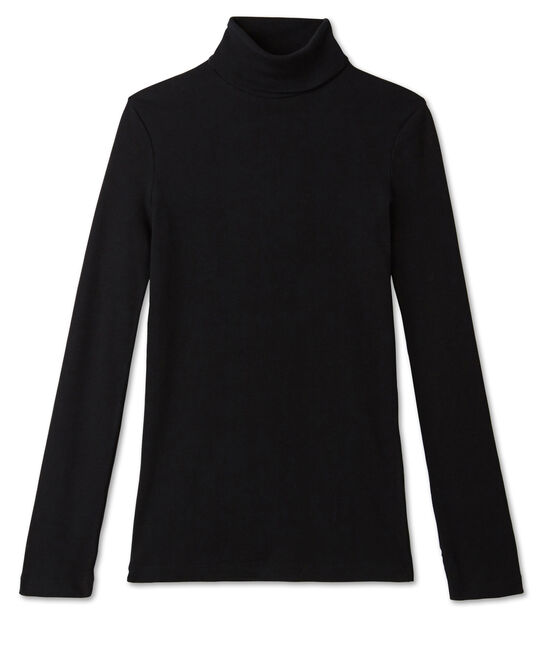Sous pull femme uni noir NOIR