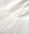 Robe cérémonie en satin et tulle enfant fille blanc MARSHMALLOW