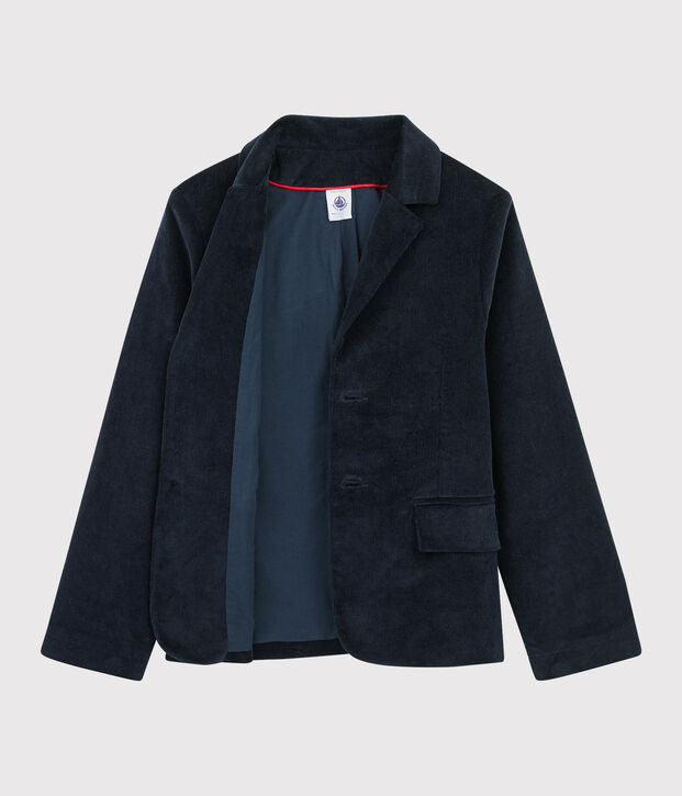 Veste habill&eacute;e enfant gar&ccedil;on bleu marine