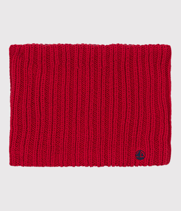 Snood enfant gar&ccedil;on-fille rouge