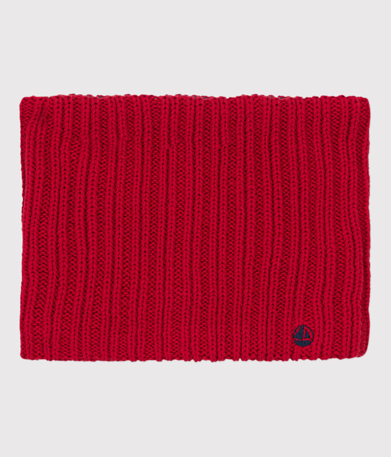 Snood enfant gar&ccedil;on-fille rouge