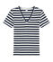 Tee shirt iconique femme bleu SMOKING/gris BELUGA