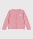 Cardigan enfant en molleton uni