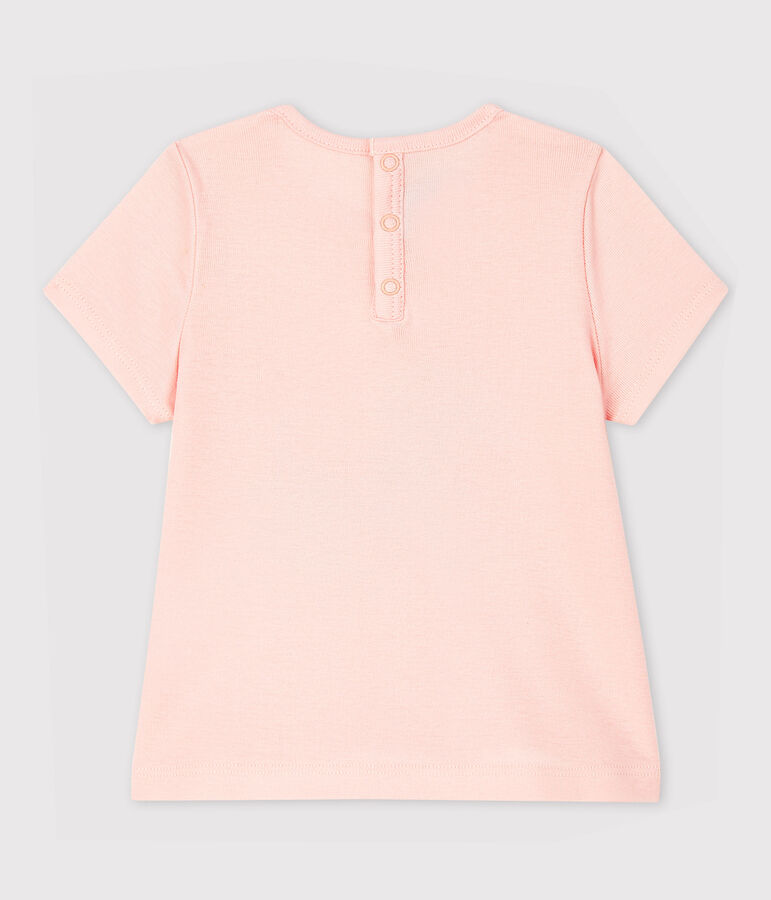 Blouse manches courtes avec col b&eacute;b&eacute; fille rose MINOIS