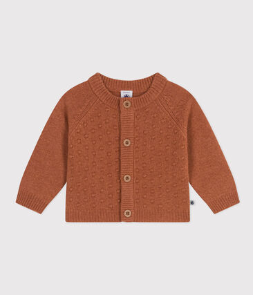 Cardigan en tricot de laine et nylon recyclé bébé
