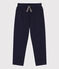 Pantalon en tubique matelassé enfant garçon bleu SMOKING