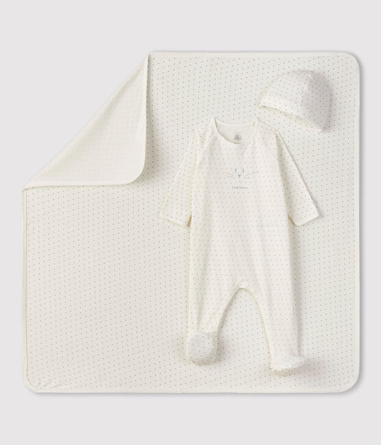 Coffret Cadeau Naissance Bebe Garcon En Cote Variante 1 Petit Bateau