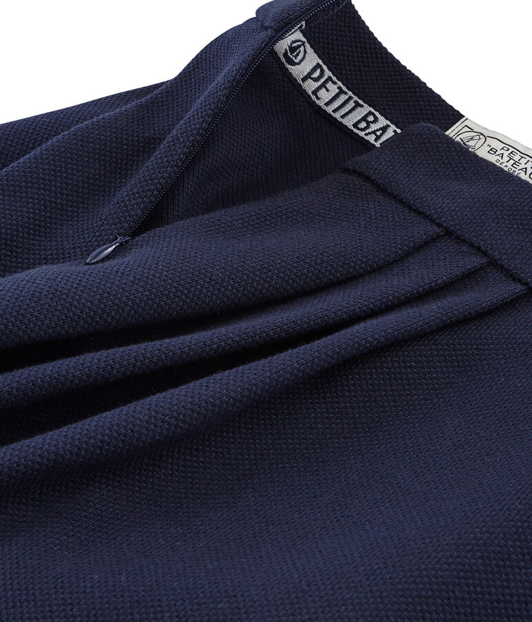 Jupe femme &eacute;vas&eacute;e bleu