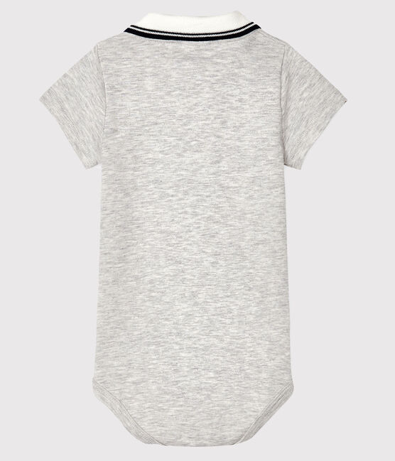 Body col polo bébé garçon gris BELUGA