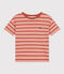 Tee-shirt rayé en jersey enfant garçon FAMEUX/ AVALANCHE