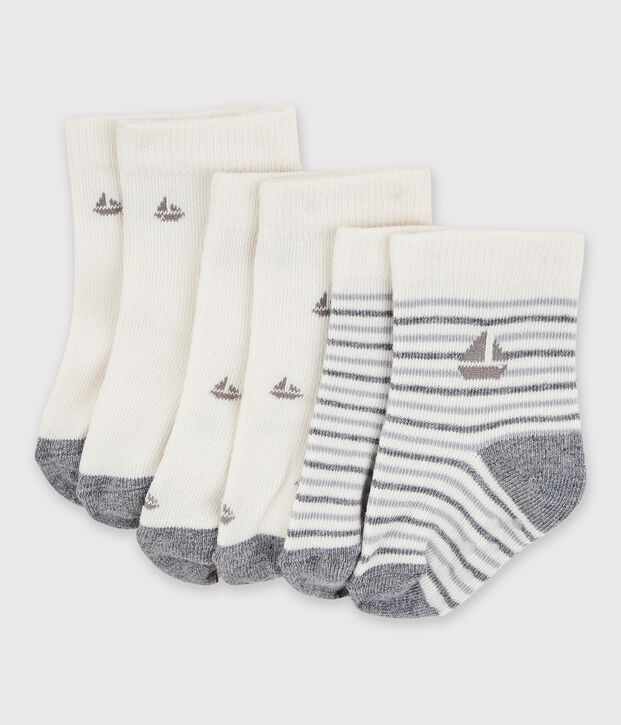 Lot de 3 paires de chaussettes b&eacute;b&eacute; multicouleur