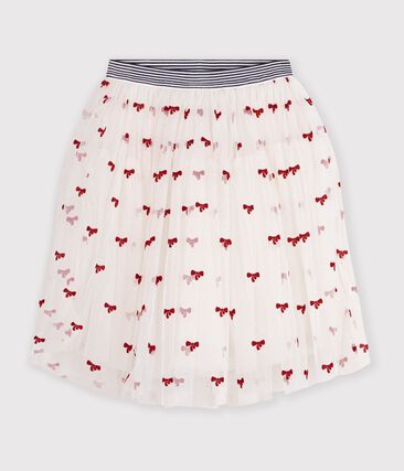 Jupe longue en tulle enfant unie