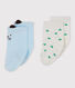 Lot de 2 paires de chaussettes bébé garçon