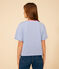 Tee-shirt le Boxy en coton rayé femme GAULOISE/ MARSHMALLOW