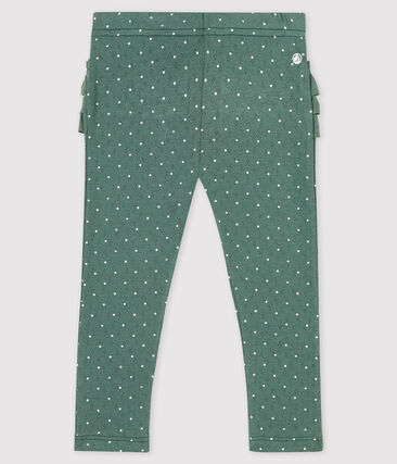 Legging imprimée en coton bébé fille