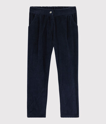 PETIT BATEAU - Pantalon en velours enfant fille