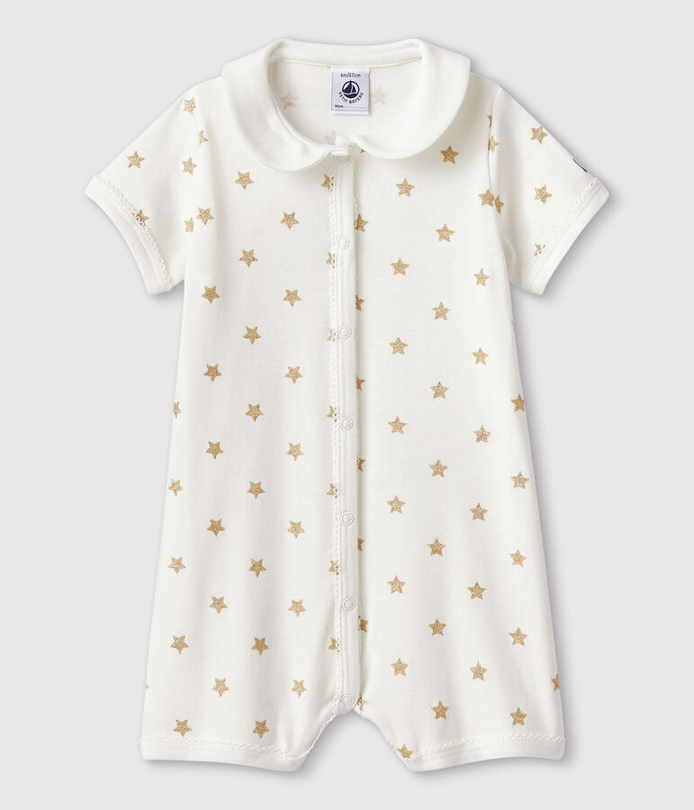 Combicourt b&eacute;b&eacute; en c&ocirc;te blanc/jaune