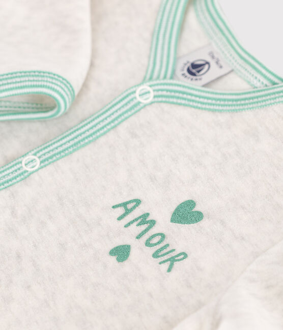 Pyjama bébé en velours uni beige MONTELIMAR CHINE